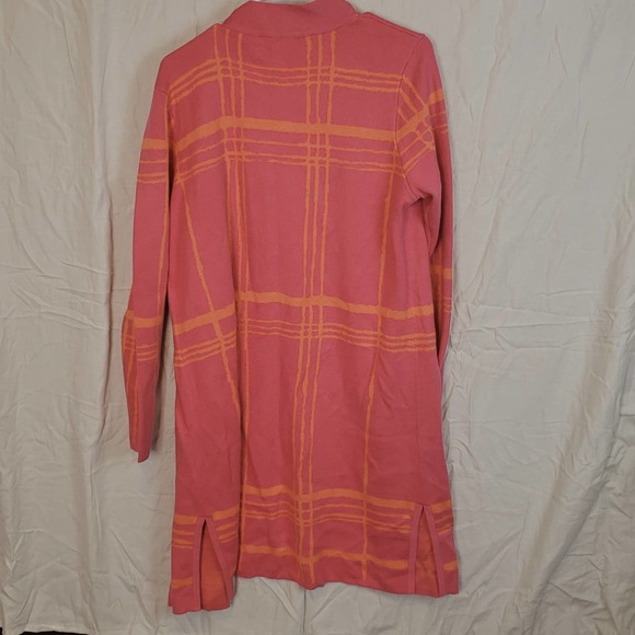 Pink and Orange Open Front Cardigan Sweater size M/L - Picture 4 of 4